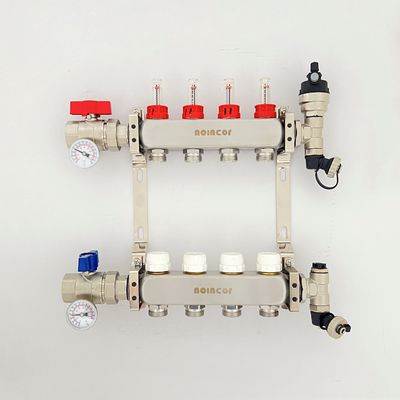 Underfloor Heating Manifolds Stainless Steel UFH Manifold