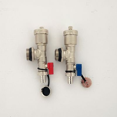 Stainless Steel Radiant Heat Manifold Assembly w/ Flow Meter