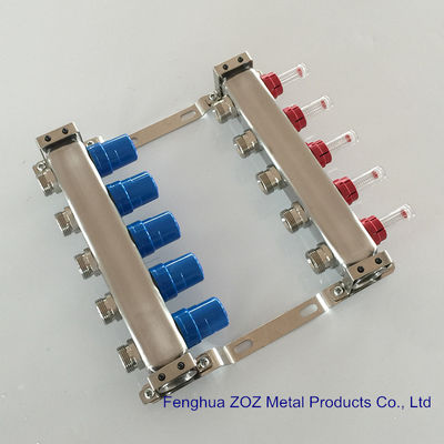 Stainless Steel Flow Meter Manifolds for Underfloor Heating Systems