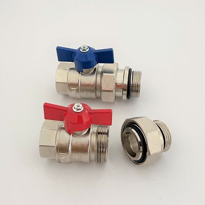 Underfloor Heating Manifold 1" Ball Valves , Ball Valve for Radiant Heat Manifold