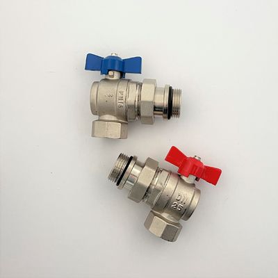Underfloor Heating Manifold 1" Ball Valves , Ball Valve for Radiant Heat Manifold