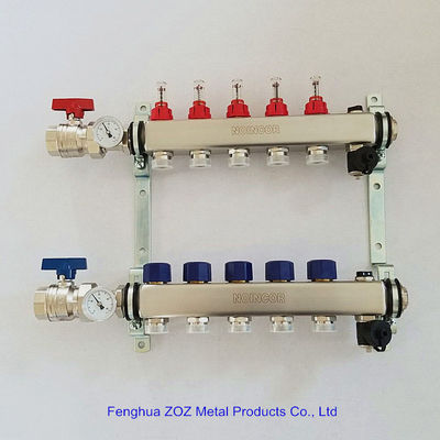 Stainless Steel Radiant Floor Heating Manifold from Fenghua ZOZ Metal Products Co., Ltd.
